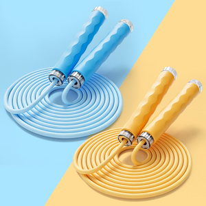 YUEDONG - <span class=keywords><strong>Cuerda</strong></span> <span class=keywords><strong>de</strong></span> Saltar Profesional con Logotipo Personalizado al por Mayor, Mango <span class=keywords><strong>de</strong></span> PP+TPE, <span class=keywords><strong>Cuerda</strong></span> <span class=keywords><strong>de</strong></span> PVC <span class=keywords><strong>de</strong></span> 3 m para Entrenamiento - Product Image 6