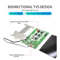 Jiabaida Lithuim Batterie Bms 18650 Chargeur Décharge Équilibre 100A/150A 12V Pcb Protection Conseil Jbd Smart 3S/4S Lifepo4 Bms