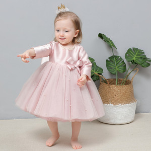 Alta calidad niños flor lujo boda arco grueso bebé niña vestidos de fiesta <span class=keywords><strong>princesa</strong></span> - Product Image 4