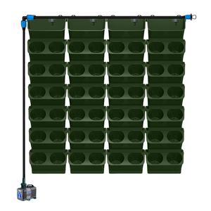 Les plantes d'intérieur peuvent être empilées verticalement et suspendues dans des pots <span class=keywords><strong>de</strong></span> fleurs en plastique sur le <span class=keywords><strong>mur</strong></span> - Product Image 1