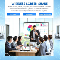 AWSTOUCH Fabrieks Prijs 4k 86 55 65 75 85 98 Inch Android/OPS Touchscreen Digitaal Whiteboard Smartboard Interactief Whiteboard