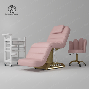 Madamcenter Chaise <span class=keywords><strong>de</strong></span> lit électrique pour salon <span class=keywords><strong>de</strong></span> beauté rose avec cama <span class=keywords><strong>de</strong></span> Belleza réglable et boutons <span class=keywords><strong>de</strong></span> commande au pied - Product Image 1