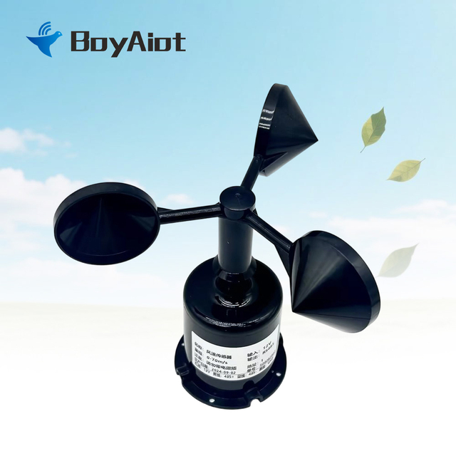 BOY-FL05-S RS485 4-20mA 0-5V 0-2.5V Output Wind Speed Sensor with Direction IP45 Protection 0.1m/s Resolution All-in-one Sensor