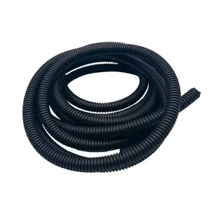 électrique tuyau tuyau Suppliers-Yingjubo — tuyau de tube ondulé en plastique, PP/PE/PA, câble Flexible, alimentation électrique