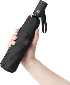 Paraguas Clásico de Tres Pliegues, Totalmente Automático, con Tubo de Hierro, Anti-UV, para Regalos Empresariales e Impresión de Logotipos - Product Image 1