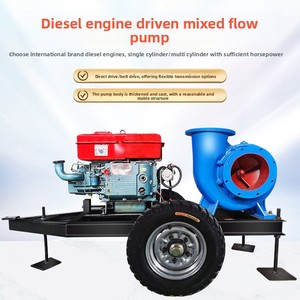 Bomba Centrífuga de Flujo Mixto HW 7.5 de Alta Presión, de Hierro Fundido, para Riego Agrícola, Motor OEM, 1 Año de Garantía - Product Image 1