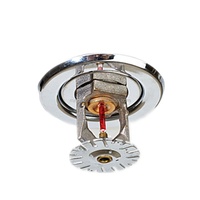 Têtes de sprinklers à déclenchement à sec (types suspendus/verticaux/à fixation murale) en laiton chromé, certifiées ISO et CCC
