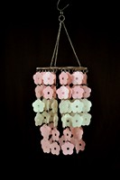 Abat-jour de lampe en PVC fait main moderne en forme de fleur pour lustre, idéal pour les éclairages intérieurs et la décoration des chambres d'enfants