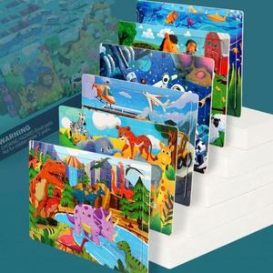 Children Preschool Educational Puzzles Cartoon Boys Girls Perfect <b>Gifts</b> Animals Magnetic Puzzle for Kids - Product Image 5