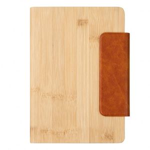 Personalized Business Office A5 <b>Diary</b> With Thickened Printing Logo Custom Bamboo and Wood Grain <b>Notebook</b> With Magnetic Closure - Product Image 1