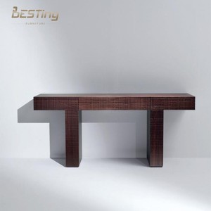 Mobilier <span class=keywords><strong>scandinave</strong></span> de salon avec tiroirs <span class=keywords><strong>Console</strong></span> de luxe en bois massif/métal sculpté <span class=keywords><strong>Table</strong></span> en béton - Product Image 6