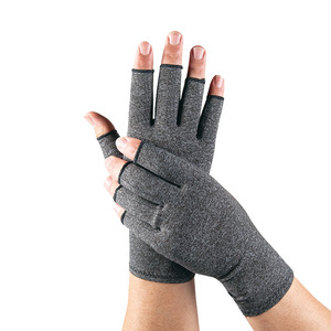 Guantes de Compresión para Artritis, Medios Dedos, con Fibra de Iones de Cobre, Protección y Rehabilitación Articular, Venta al Por Mayor - Product Image 1