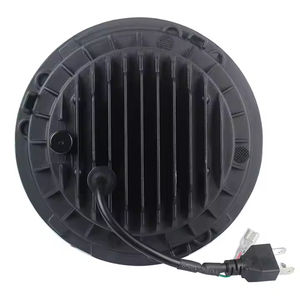 Phares LED de 7 pouces avec anneau Halo <span class=keywords><strong>clignotant</strong></span> blanc/ambre phare de croisement <span class=keywords><strong>pour</strong></span> voitures Autos motos véhicules - Product Image 5