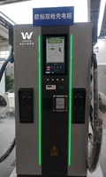 Cargadores de Vehículos Eléctricos de Suelo de 60kW a 240kW, IP54, Estaciones de Carga Rápida para Vehículos Eléctricos con Pago POS 4G/WiFi, OCPP Comercial
