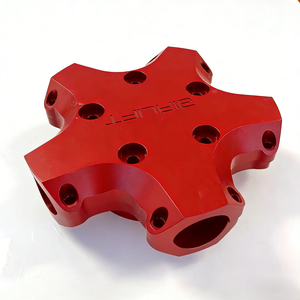 Tapa de Cubo de Rueda Personalizada de Fábrica, Centro de Rueda Anti-Líquido, Resistente a Altas Temperaturas, Anodizado Duro Rojo - Product Image 1