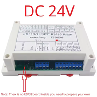 Eletechsup ES30E08 DC 7-24v ESP32 C3 Super Mini papan ekspansi 4AI-4DO RS485 modul Relay untuk WEB MQTT jaringan Ethernet IOT