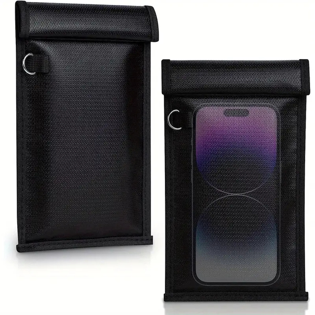 Faraday Bags for Car Keys Featuring Signal-Blocking Pouch for Shielding Wifi RFID GPS