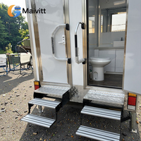 Remorque mobile légère de toilette pour l'usage extérieur d'hiver avec les émissions zéro de pollution