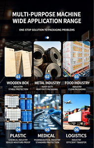 Máquina Envolvedora de Palés Automática con Film Estirable <span class=keywords><strong>Vertical</strong></span> Preestirado, Plataforma Giratoria para Embalaje de Cartón, Flejado Compuesto/PET - Product Image 6