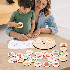 Montessori gioco cognitivo in decomposizione gioco di apprendimento precoce da tavolo giocattoli educativi in legno <span class=keywords><strong>per</strong></span> <span class=keywords><strong>bambini</strong></span> da 2 a <span class=keywords><strong>4</strong></span> <span class=keywords><strong>anni</strong></span> - Product Image 4