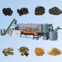 Ligne de production de charbon à chicha, presse hydraulique, machine à briquettes de charbon de barbecue