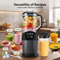 Blender puissant de 1200 W, technologie intelligente, pour smoothies, fruits congelés, blender nutritif