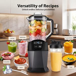Blender puissant de 1200 W, technologie intelligente, pour smoothies, fruits congelés, blender nutritif - Product Image 2