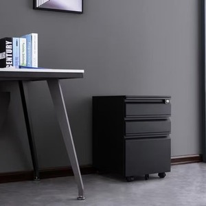 Archivador Móvil con Ruedas y Cerradura, Mueble Metálico con Ruedas, Armario Metálico de Oficina - Product Image 2