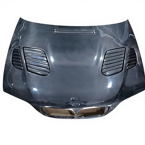 Capots de moteur en fibre de carbone pour <span class=keywords><strong>BMW</strong></span> Série 3 <span class=keywords><strong>E46</strong></span>, <span class=keywords><strong>capot</strong></span> avant, qualité d'origine, pièces de carrosserie automobile - Product Image 1