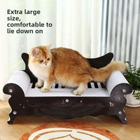 Support de piano écologique, griffoir pour chat, chaise longue de luxe durable, lit pour chat en carton ondulé épaissi, tout-en-un pour chat
