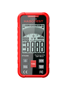 HABOTEST HT628 çok alanlı elektromanyetik radyasyon dedektörü x-ray algılama ses alarmı yüksek performanslı <span class=keywords><strong>EMF</strong></span> alan ölçer (T - Product Image 6