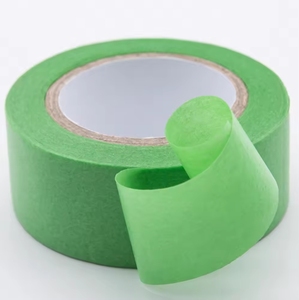 Cinta Adhesiva de Papel de Arroz Washi con Banda Dorada Impresa a Color, Rollo Jumbo para Enmascarar en Pintura, Precio de Fábrica - Product Image 3