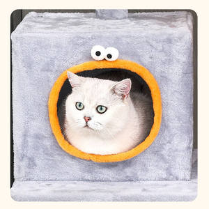 Árbol para Gatos de Lujo con Torre y Casa, de Felpa Grande y Acogedora - Product Image 4