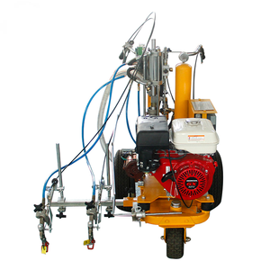 Machine de marquage routier automatique GUANGAN à poussée manuelle, peinture à froid, moteur essence 9HP, construction en aluminium – Meilleures ventes - Product Image 3