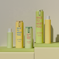 Bouteilles d'emballage cosmétique écologiques de nouveau style bouteilles rechargeables de 15ml 30ml 50ml bouteilles de pompe de lotion sans air avec bouteille remplaçable