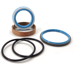 Suku Cadang <span class=keywords><strong>Excavator</strong></span> untuk Kobelco SK350 - <span class=keywords><strong>8</strong></span> Kit Seal Oli Silinder Tensioner Kit Penyetel Rantai Track Adjuster - Product Image 1