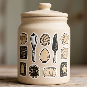 Etiqueta de Papel para Alimentos con Logotipo Personalizado para Pequeños Negocios, Sello para Caja de Pollo Asado, Etiqueta Adhesiva de PVC para Vasos de Restaurante - Product Image 6