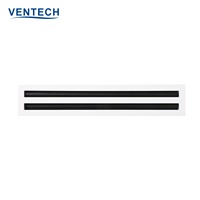 Diffuseur d'air linéaire à fente réglable en aluminium pour plafond, nouvelle conception Ventech