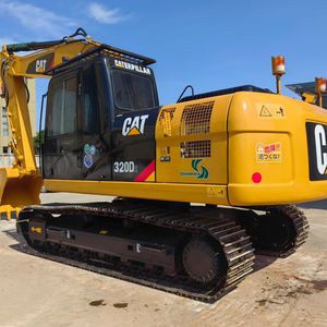 Excavatrice sur chenilles hydraulique Caterpillar Cat320D2 d'occasion de 20 tonnes avec moteur et pompe, engin de construction incluant le moteur - Product Image 1