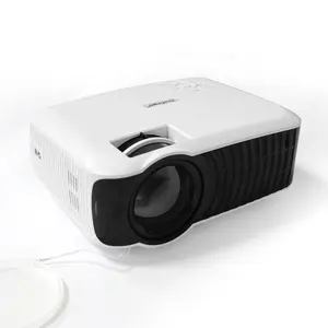 Everycom T4迷你便携式LED高清视频投影仪1280x720投影仪，用于家庭影院