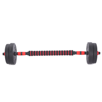 GOREGAIN Ensemble d'haltères réglables unisexes en PVC, détachables, recouverts de caoutchouc, équipement de fitness et de musculation, 10-50KG, fabriqué à Dingzhou, Hebei