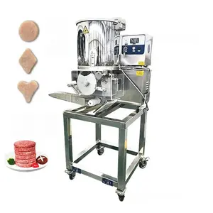 Electric Auto Hamburger Burger Chicken Nuggets Machine Beef Patty Make Form Mould Machine Onion Rings Forming Machine