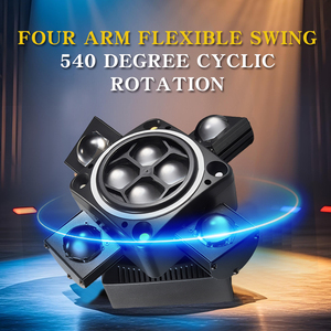 Disco Quad-ARM Bee Eye 5-in-1 KTV Bar 90W <span class=keywords><strong>LED</strong></span> DMX512 chùm di chuyển đầu RGB Đảng hiệu ứng sân khấu di chuyển đèn - Product Image 3