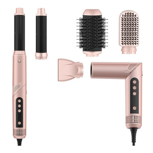 Multi Styler Hair Dryer 90 Degree Foldable AC Motor Rose Gold 5 In 1 With Concentrator And Diffuser Nozzles - Product Image 5