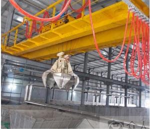 חיצוני כפול קרן מנוף תקורה עם לתפוס דלי 50 טון - Product Image 3