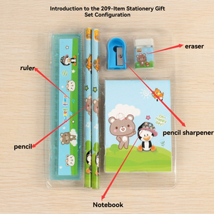 Wholesale Boys and <strong>Girls</strong> Birthday <strong>Stationery</strong> <strong>Set</strong> for Classroom Prizes and Kindergarten Gifts Accompanied by a Gift Box - Product Image 3