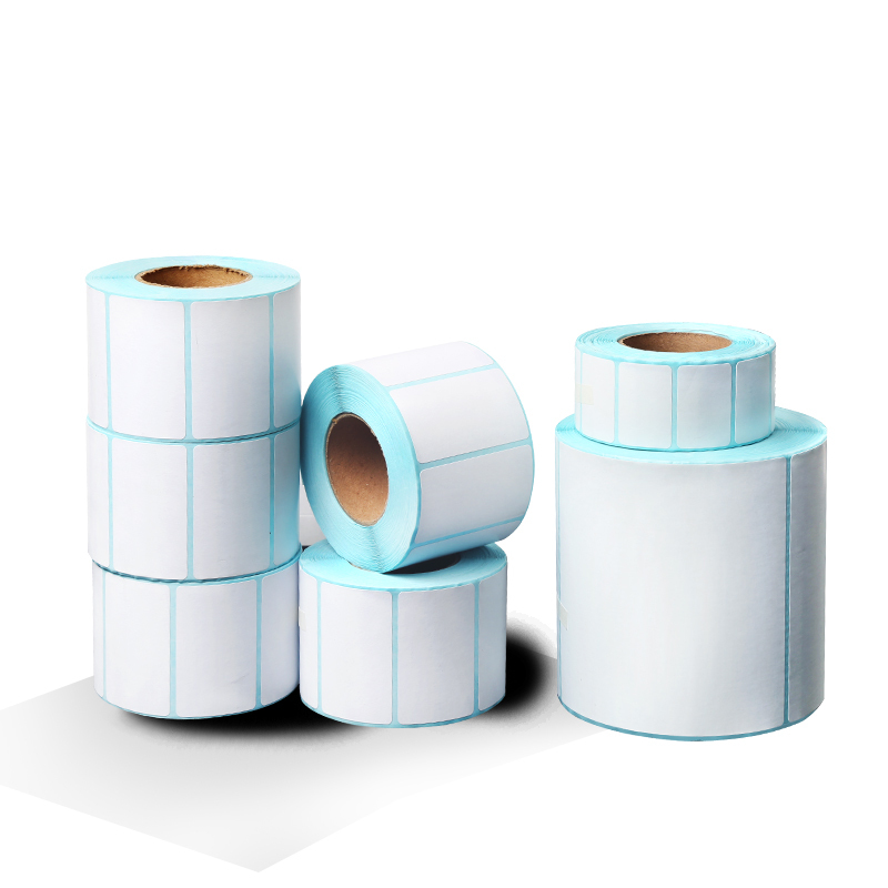 Waterproof  Thermal Sticker Label Rolls Packaging Labels 50x30mm for Office Kitchen Inkjet Printer