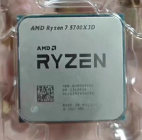 Processeur de jeu d'occasion pour Ryzen 7 5700X3D AM4 Tray CPU 96MB 3D V-Cache
