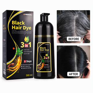 Shampoo Colorante per Capelli 500ml Senza Ammoniaca, Crema Colorante Permanente a Base di Erbe per Saloni di Bellezza e Venditori Online - Product Image 1