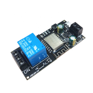 รีเลย์โมดูลควบคุมระยะไกลโทรศัพท์มือถือ Wi-Fi DC6V ~ 36V สมาร์ทโฮมโฟน XY-WF36V ESP-12F - Product Image 1